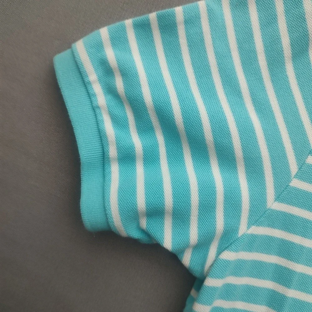 Ralph Lauren Men's‎ Polo Custom Fit XL Blue Striped Pullover